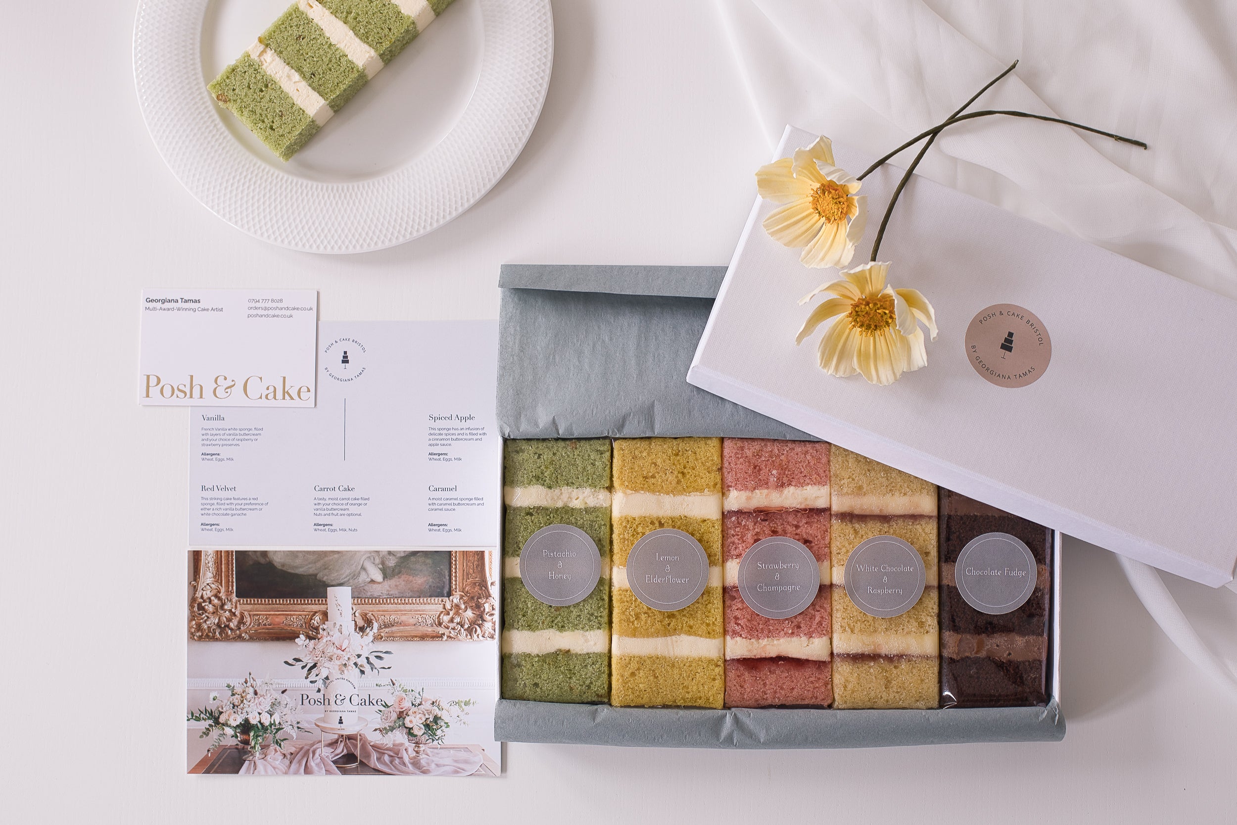 Cake Sample Box Cake Tasting Box - Posh & Cake