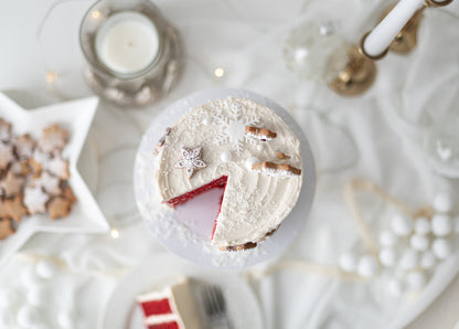 Christmas Snowflake Cake