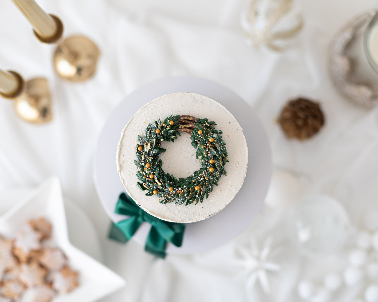 Christmas Wreath Cake