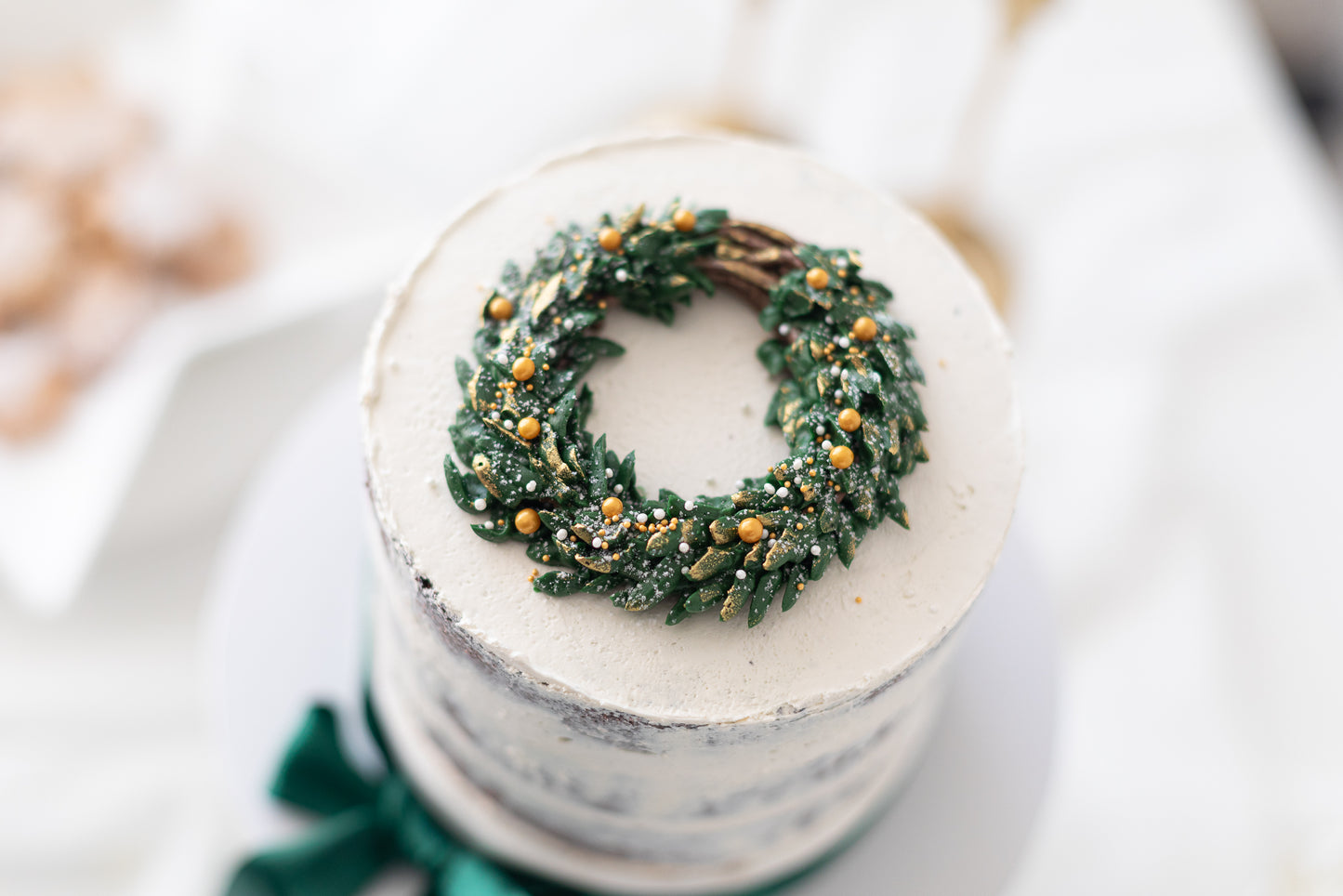 Christmas Wreath Cake